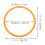 Silicone Pressure Cooker Gasket Orange 2 pcs 3