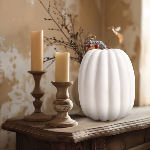 Lifelike Foam Pumpkin Decor 20x13cm