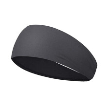 Men's Sports Headband Moisture-Wicking Wide Quick-Dry Solid