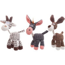 Indestructible Plush Dog Toys for Aggressive Chewers 3 pcs