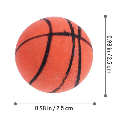 Elastic Rubber Basketball Bounce Ball 12 Pcs 2