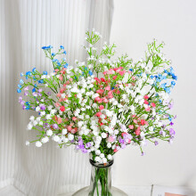 Baby's Breath Hair Clips 2 Pack White Blue Purple Pink