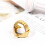 Elastic Strap Ring Watch for Women Analog Quartz Flexible 7