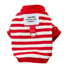 Cat Pullover Hoodie Striped Cozy Sweater for Small to