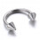 Steel Horseshoe Lip Nose Septum Ring 10 Pcs 3