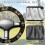 Sun Moon Golf Cart Steering Wheel Cover Universal Elastic 4