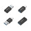 USB 3.1 Type-A to USB-C Adapter 4 pcs 10 Gbps 1