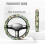 Butterfly Golf Cart Steering Wheel Cover Green Leaf 5