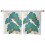 Sheer Curtains Ginkgo Biloba Marble Texture 52x54 in 2 7