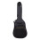 Padded Acoustic Guitar Case Rectangular Black 1 Pack 8