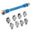 Motorcycle Wrench Double Plug Tire Tool 15x10.5x2.5 cm Blue 1