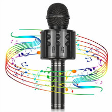 Wireless Bluetooth Karaoke Microphone for Kids 4-12 Years