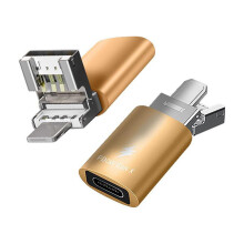 4-in-1 OTG Adapter USB Type-C Lightning PD Charging Data