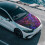 Polyester Neon Cobweb Car Hood Cover Waterproof Universal 4