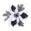 Glitter Poinsettia Artificial Flower 1 Pc 1