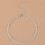 Women's Rhinestone Anklet Silver Adjustable 7
