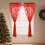 Sheer Lace Christmas Curtains with Snowflake Embroidery 2