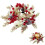 Autumn Candle Ring Wreath Pumpkin Berries Pine Cones 5