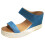 Women's Wedge Sandals Blue 1 Pair 5