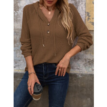 Women's Soft Long Sleeve Hoodie Pullover Tunic XXL