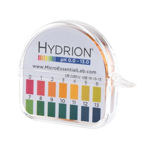 Hydrion pH Paper Full Range with Dispenser and Color Chart