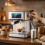 Homcom HOMCOM Espresso Machine, 20-Bar, 1.6 L Tank, LED Touch, Black 1
