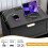 Mid-Century Modern Nightstand with Charging Station Black 3