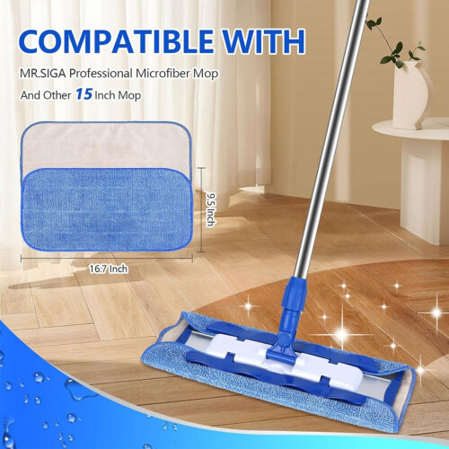 Tizuqe Cleaning Cloths High Absorbent Microfiber Mop Pad 2