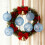 Christmas Decorations Light Blue Shatterproof 6PC 7