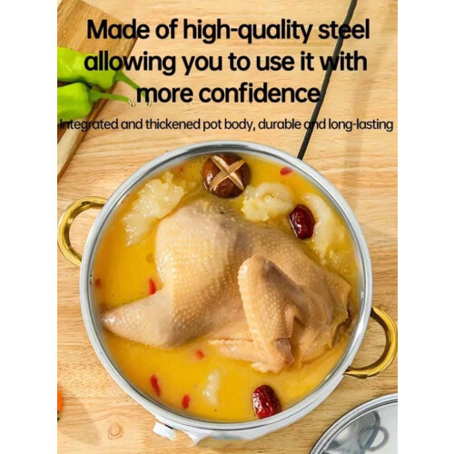 Stainless Steel Cookware Set 10 pcs with Dual Handles 2