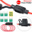 5 Pack 12AWG APM Mini Type 30A Inline Blade Fuse Holder 1