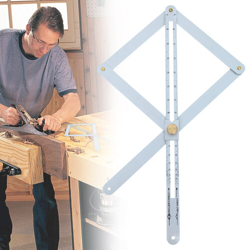 Stainless Steel Corner Angle Finder Protractor 10–170