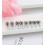 Hypoallergenic Titanium Flat Back Stud Earrings Set 4 Pairs 5