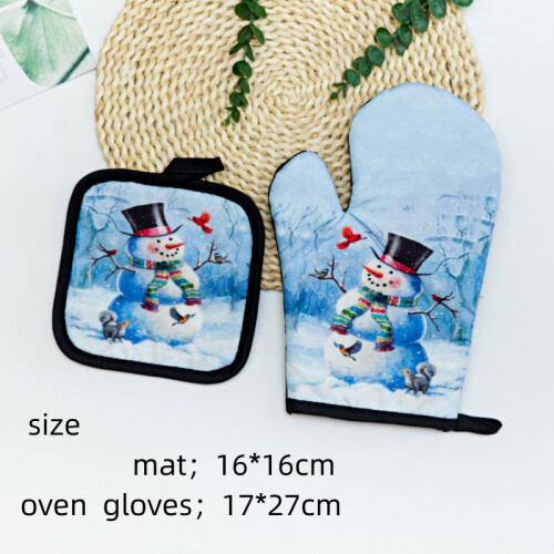 Insulation Kitchen Glove High Temp Resistance 2 PCS
