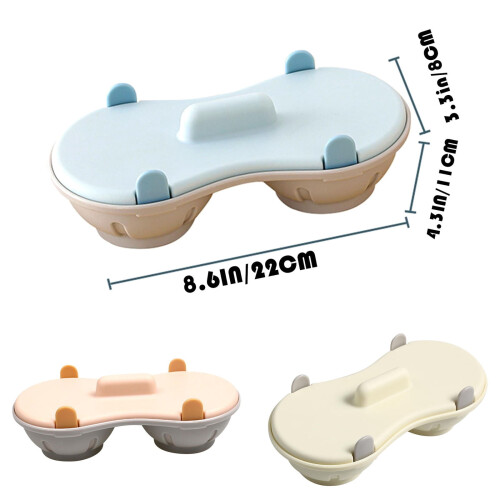 Microwave Egg Poacher Silicone 2-Cavity 1