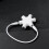Headphone Splitter 3.5mm Snowflake Shape 5-Way White 4