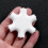 Headphone Splitter 3.5mm Snowflake Shape 5-Way White 5