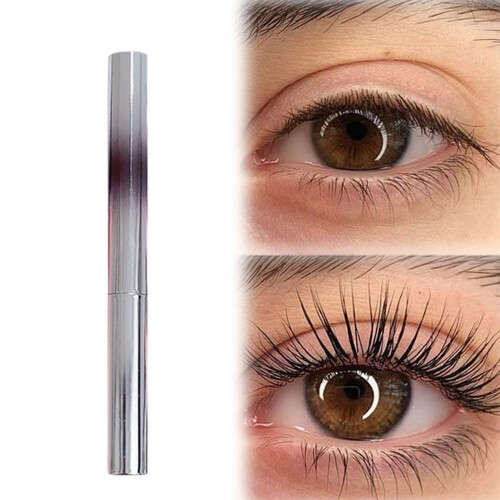 Iron Wand Mascara Brown Waterproof 3D Curling Natural 1