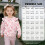 Girls Sweatshirt Cherry Blossom Pink Size 5-6 7