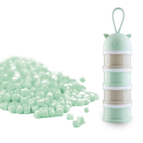 Snacks Container Portable Lunch Box for Toddlers Green 2