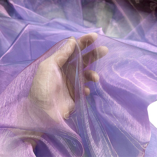 Organza Fabric Metallic Gradient 50x140cm