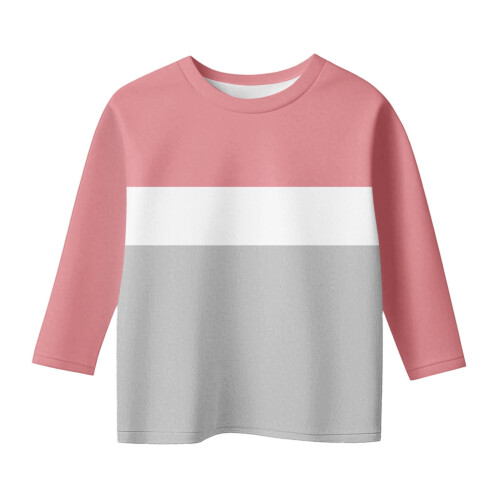 Children's 3/4 Sleeve Crew Neck Thermal Tee Shirts