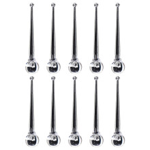 Clear Crystal Raindrop Ornaments Glass 10 pcs