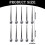 Clear Crystal Raindrop Ornaments Glass 10 pcs 2