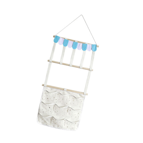 Wooden Hair Accessory Rack with Hooks 12-Pack
