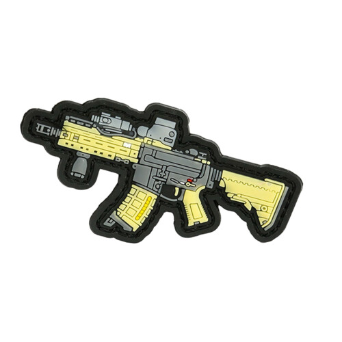 Tactical PVC Morale Patch with Hook Fastener