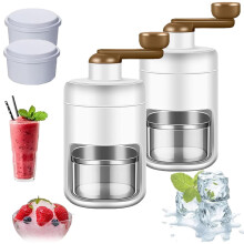 Manual Ice Crusher for Snow Cones and Slushies 2PCS