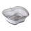 Collapsible Dish Basin with Drain Plug Gray S 1