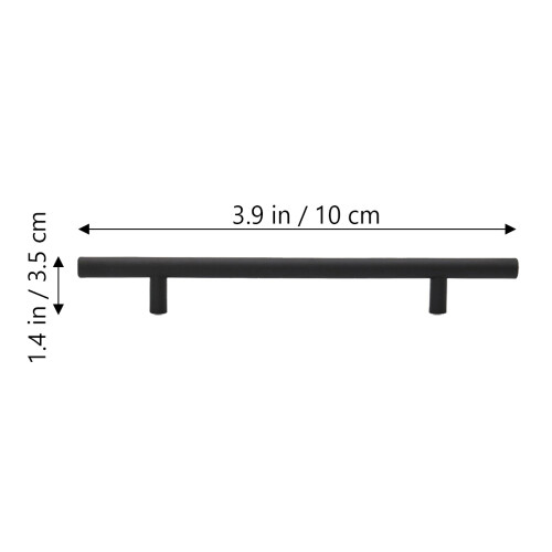 Cabinet Handles Black 5 Pcs 1