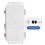 Plastic Outdoor Electrical Junction Box Waterproof 1 Pack 4